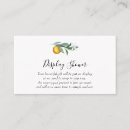 Kleine Süsse Display Duscheinsteckkarte Begleitkarte