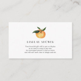 Kleine Süsse Display Duscheinsteckkarte Begleitkarte