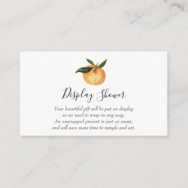 Kleine Süsse Display Duscheinsteckkarte Begleitkarte