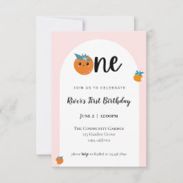 Kleine Süsse Einladung zum ersten Geburtstag