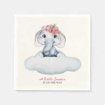 Kleine Süsse Elephant Baby Dusche Napkins