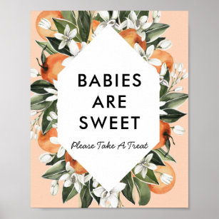 Kleine Süsse für Babys süßes Zeichen Poster