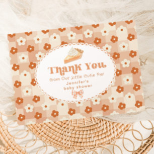 Kleine Süsse Geschlechtsneutrale Babydusche Dankeskarte