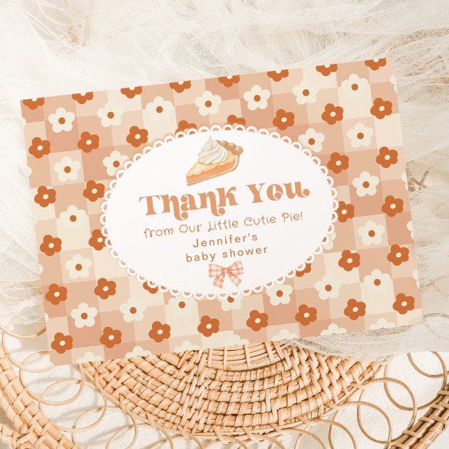 Kleine Süsse Geschlechtsneutrale Babydusche Dankeskarte (Von Creator hochgeladen)