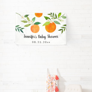 Kleine Süsse Grünpflanzen BläserBaby Dusche Banner