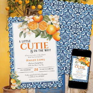 Kleine Süsse ist auf dem Weg zu einer bestellbaren Einladung