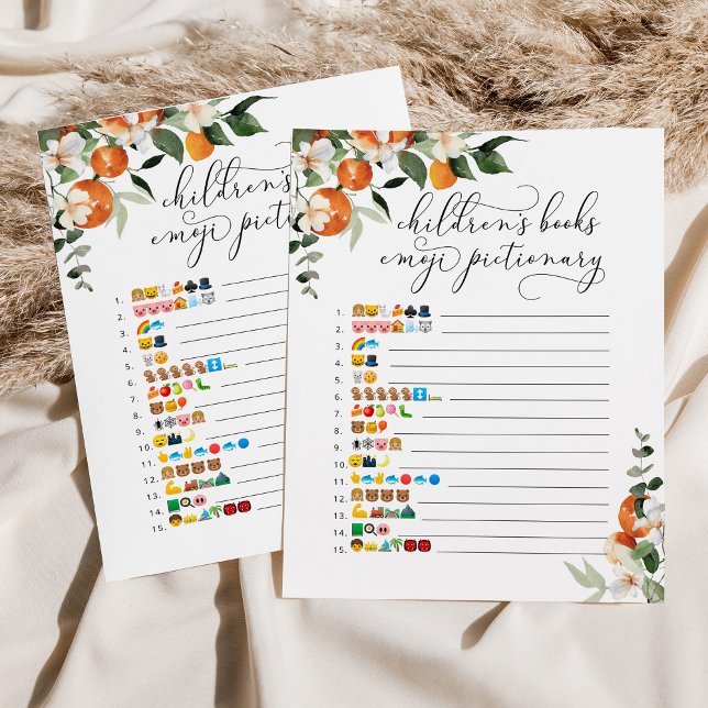 Kleine Süsse Kinder bucht Emoji-Picktionary (Von Creator hochgeladen)