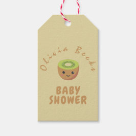 Kleine Süsse Kiwi Babydusche Geschenkanhänger
