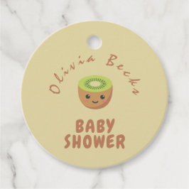 Kleine Süsse Kiwi Babydusche Geschenkanhänger