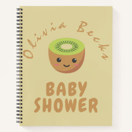 Kleine Süsse Kiwi Babydusche Notizbuch
