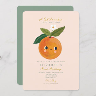 Kleine Süsse macht einen Geburtstag einladen Einladung