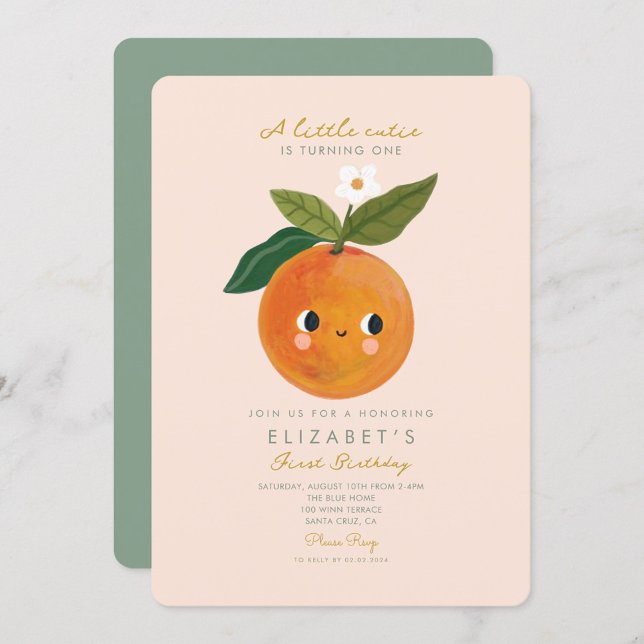 Kleine Süsse macht einen Geburtstag einladen Einladung (Von Creator hochgeladen)