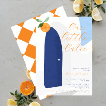 Kleine Süße moderne mediterrane Babyparty