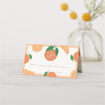 Kleine Süsse Moderne Orange Babydusche
