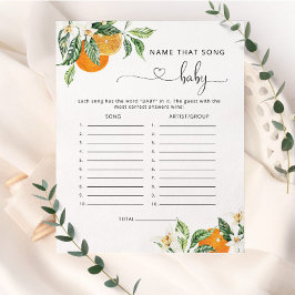 Kleine Süsse Name dieses Liedes Baby Dusche Spiel