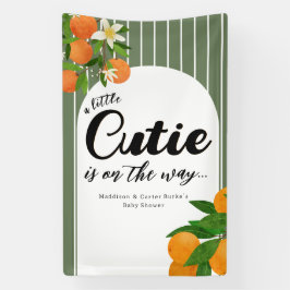 Kleine Süsse Orange Babydusche - Bio Markt Banner