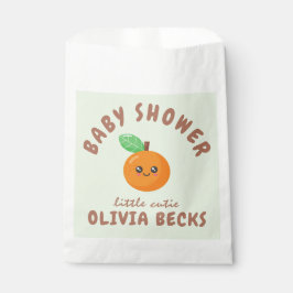 Kleine Süsse Orange Babydusche Geschenktütchen