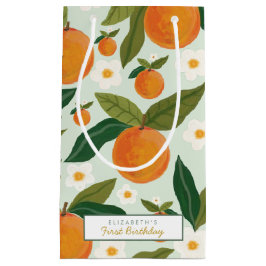 Kleine Süsse Orange Blume Geburtstag Geschenktüte