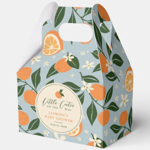 Kleine Süsse Orange Citrus Baby Dusche Geschenkschachtel
