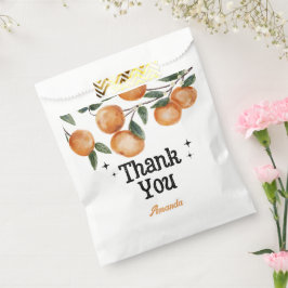 Kleine Süsse Orange Citrus Vielen Dank Geschenktütchen