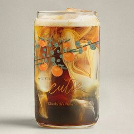 Kleine Süsse Orange Gender Neutral Baby Dusche Dosenglas