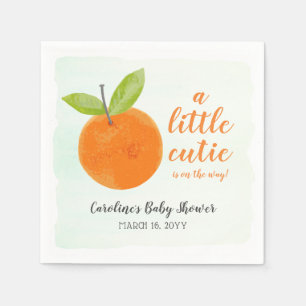 Kleine Süsse Orangefarbenes Kinderdusche Serviette
