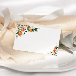 Kleine Süsse Orangen Platzkarte