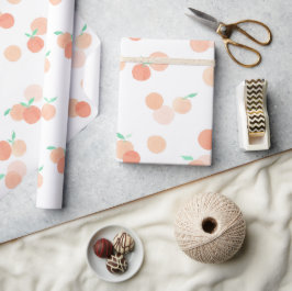 Kleine Süsse Orangen Wrapping Paper Geschenkpapier