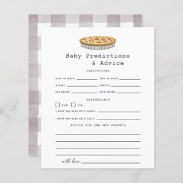 Kleine Süsse Pie Baby Vorhersagen & Ratschläge