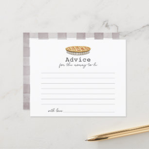 Kleine Süsse Pie Babyduschkarte