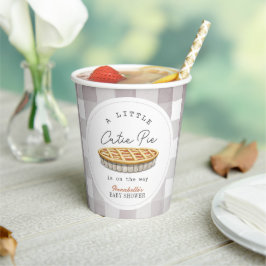 Kleine Süsse Pie Erntedank Babydusche Pappbecher