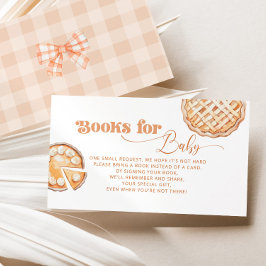 Kleine Süsse Pie Floral Books für Babytickets Begleitkarte