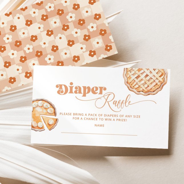 Kleine Süsse-Pie-Floral-Windel-Gewinnspiel Begleitkarte (Von Creator hochgeladen)