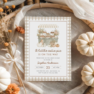 Kleine Süße Pie Herbst Herbst Baby Shower Einladung