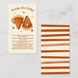 Kleine Süsse Pie Herbstbücher für Baby Visitenkarte