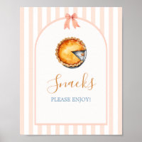 Kleine Süsse Pie Orange Gingham Snacks