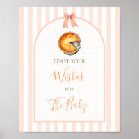 Kleine Süsse Pie Orange Gingham wünscht sich Baby