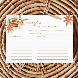 Kleine Süsse Pie Party Pumpkin Pie Rezept Begleitkarte