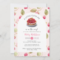 Kleine Süsse Pie Raspberry Babydusche