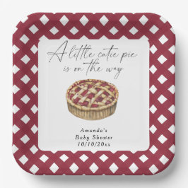 Kleine Süsse-Pieb-Dusche Pappteller