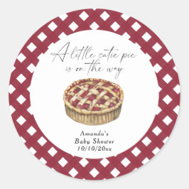 Kleine Süsse-Pieb-Dusche Runder Aufkleber