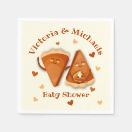 Kleine Süsse Pumpkin Pie Herbstdusche Baby Serviette