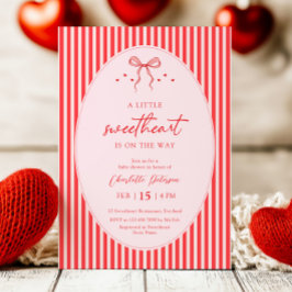 Kleine Süße Retro-Baby-Shower-Einladung Einladung