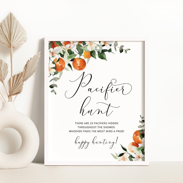 Kleine Süsse Schnuller Jagd Baby Dusche Spiel Poster (Von Creator hochgeladen)