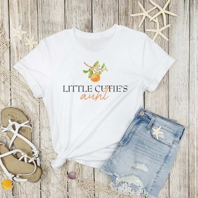 Kleine Süsse T-Shirt (Little Cutie's Aunt | Baby Shower Matching Family T-shirt)