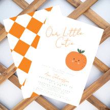 Kleine Süße Tangerine-Zitrus-Baby-Party