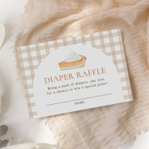 Kleine Süße Torte Herbst-Baby-Party-Windel-Raffle