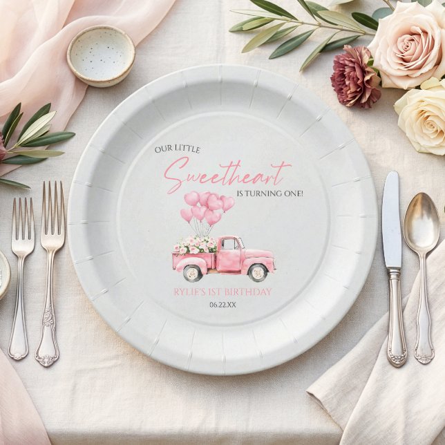 Kleine Süße Valentinstag Geburtstagsfeier Pappteller (Von Creator hochgeladen)