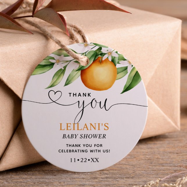 Kleine Süsse Vielen Dank Baby Duschgiftmarken Geschenkanhänger (Von Creator hochgeladen)