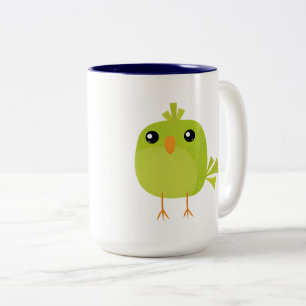 Kleine süße Vögel Zweifarbige Tasse